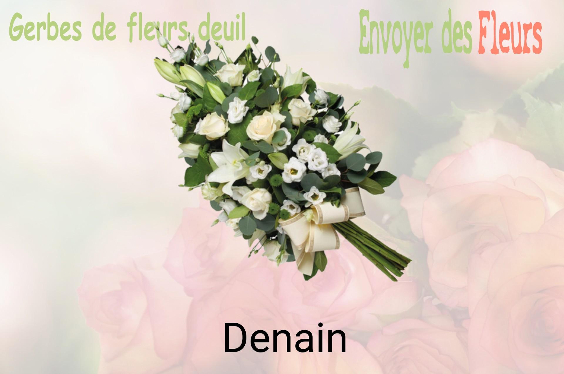 Gerbe de fleurs de deuil livrée à Denain